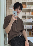 Shure Eyelet Waffle Short Sleeve T-shirt