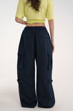 two way Elastic-waist pants