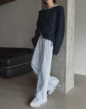 Summer boat see-through knit