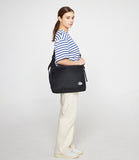 Cloud Smile Embroidery Cross Curved Messenger Bag