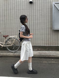 [Planning] Niu Shirring Short Sleeve T-Shirt