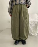 New Cart Banding Cargo Balloon Pants