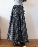 Beon Check Long Skirt