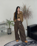 Hessia Fold Balloon Cotton Pants