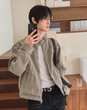 Fade Vintage Denim Biker Jacket