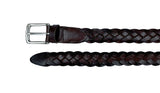 Square buckle mesh belt