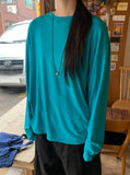 Kayushi Basic Color Layered Long Sleeve Tee
