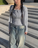 Rare Denim Washing Wide Pants