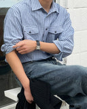 Week Stripe Pocket Shirt
