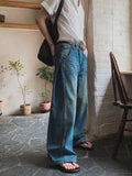 Twel Vintage Washed Denim Pants