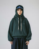 [AG.W] Edge Balloon Crop Double Hoodie