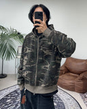Hanoel Camo Hooded Zip-up
