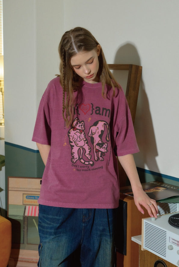 【CPGN STUDIO】24SS★ Tiamo Lovely Pigment Short Sleeve Tee CPGN STUDIO (コンパーニョ) - ティアモラブリーピグメント半袖T