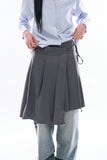 Noma pleats wrap skirt