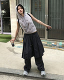 RUSTLE PLEATS SK/WIDE PT