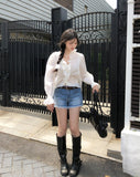 Eileen Ruffle Blouse