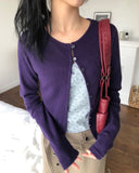 Bijou Vivid Button Wool Cardigan