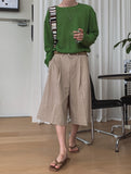 Bernice Linen Bermuda Pants