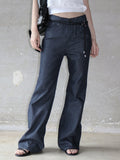 Non-fade raw denim bootcut