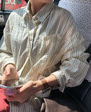 Keman Pocket Stripe Shirt
