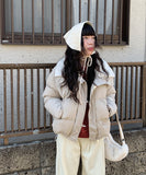 Fogle Half Moon Fur Cross Shoulder Bag