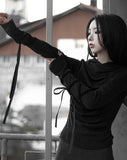 Ribbon fairy hood