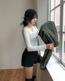 Forte Line Studded Cotton Shorts