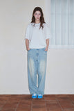 Wide Denim Pants