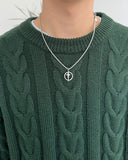 Erin Cross Ring Necklace