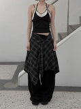 Sherbell Pocket Wrap Layered Skirt