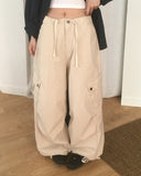 Sezer Wide Cotton Two Way Cargo Pants