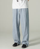 Nine Stripe Wide Denim Pants
