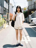 Silky Bio Collar Short Sleeve T-shirt
