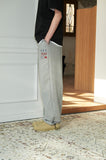 French Stitch Embroidered Sweatpants