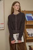 Stripe Crop Cardigan