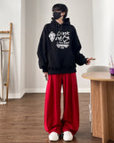 Lock Back Border Hoodie