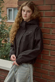 Crop Hood Windbreaker