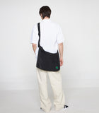 Clover Smile Embroidery Cross Curved Messenger Bag