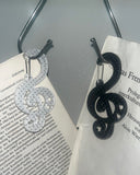 Musician Dot Pattern Carabiner Keyring