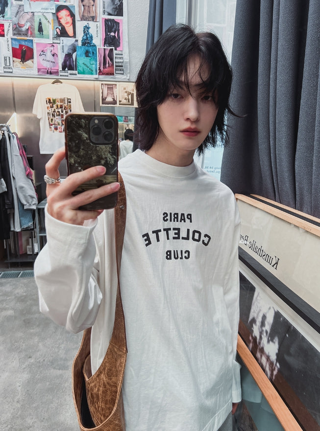 2plan (ツープラン) - コレットプリントオーバー長袖Tシャツ