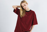 Heavy Overfit Border Short Sleeve T-shirt