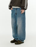 Vintage Wide Balloon Denim Pants