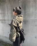 Mer nylon hooded windbreaker