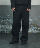 SICKLE BIKER DENIM PANTS