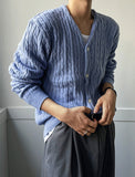 Rown detail cable cardigan