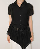 SUMMER FRILL LAYERED SHIRT
