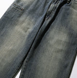 House Washed Denim Pants Blue