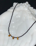 Vintage Stone Gemstone Droplet Bead NC