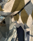 Lanlu Argyle Wool Over Knit