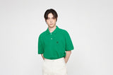 Clover Smile Embroidery Pique Short Sleeve T-shirt